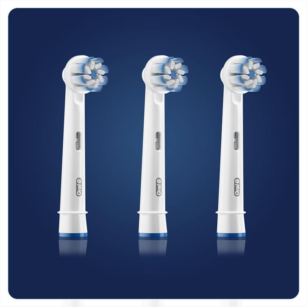 "ORAL-B - Testine Sensitive Clean, 3 Pezzi-Bianco"