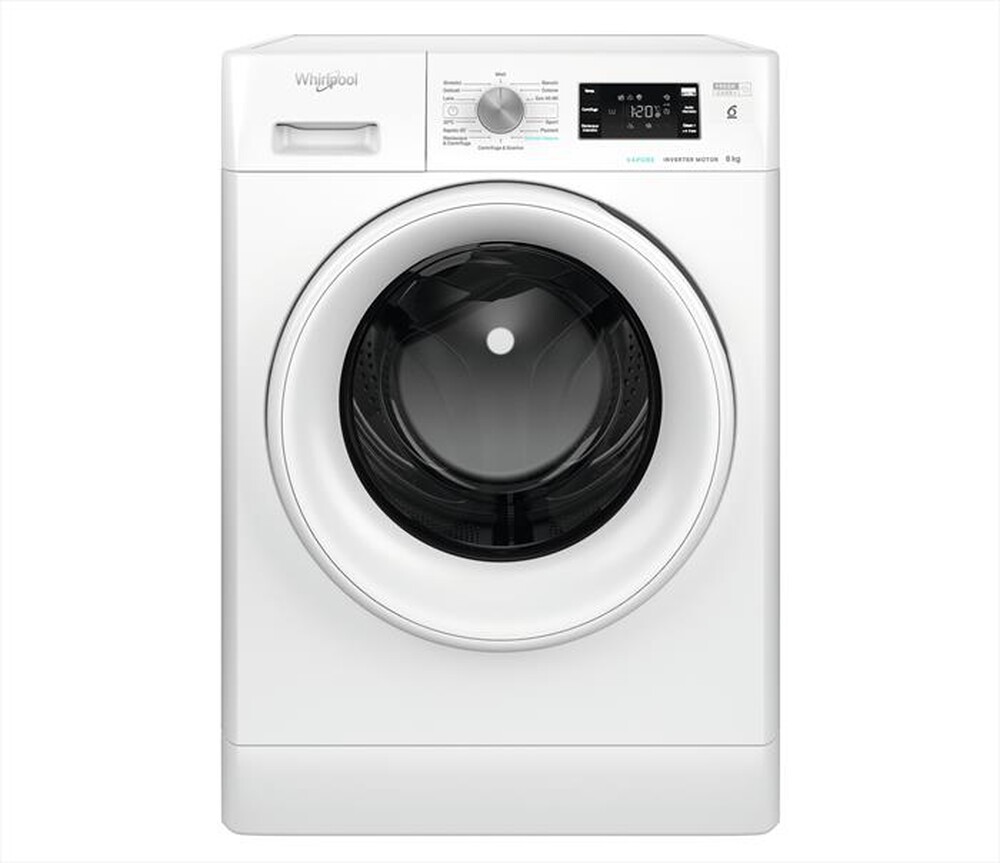 "WHIRLPOOL - Lavatrice FRESHCARE FFB D85 V IT 8 Kg Classe B-Bianco"