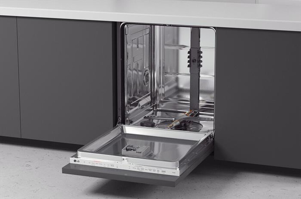 "LG - Lavastoviglie QUADWASH DB242TX Classe D 14 coperti-Acciaio inossidabile"