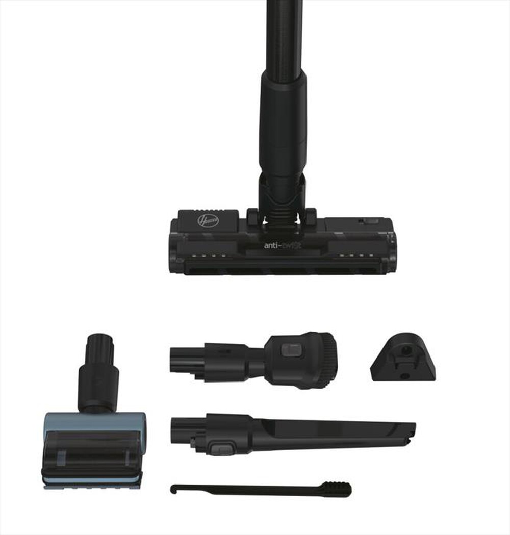 "HOOVER - Aspirapolvere ricaricabile HF401P 011-Nero, Argento"