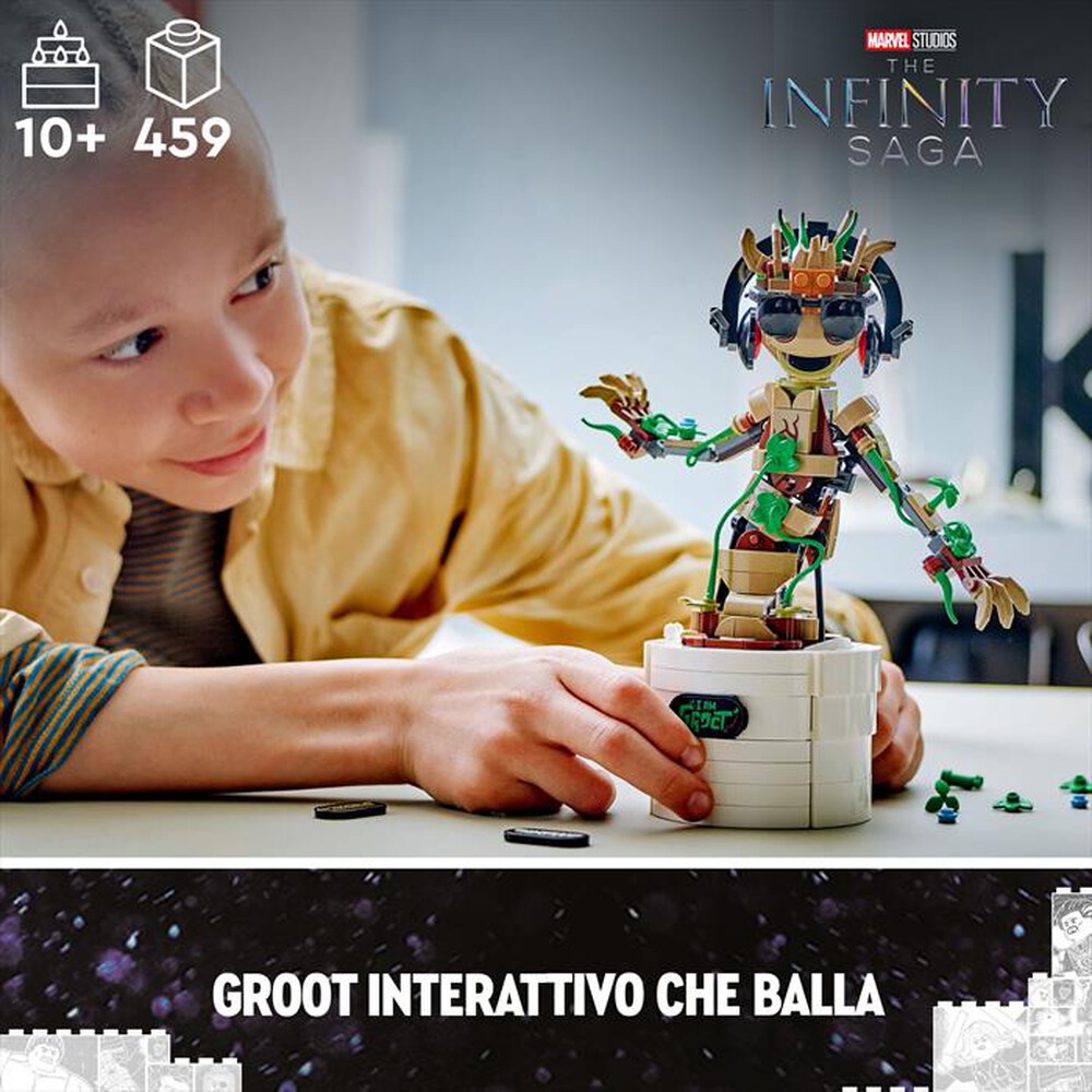 Immagine del prodotto LEGO - SUPER HEROES MARVEL Groot ballerino 76297