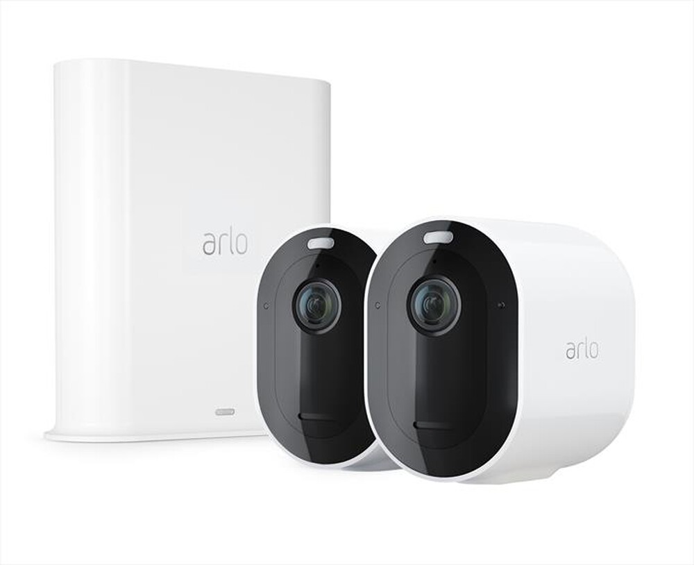 "ARLO - PRO 3 - KIT DA 2 CAMERE + BASE-White"