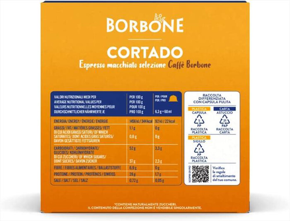 "CAFFE BORBONE - BORBONE DOLCE GUSTO CORTADO-Multicolore"