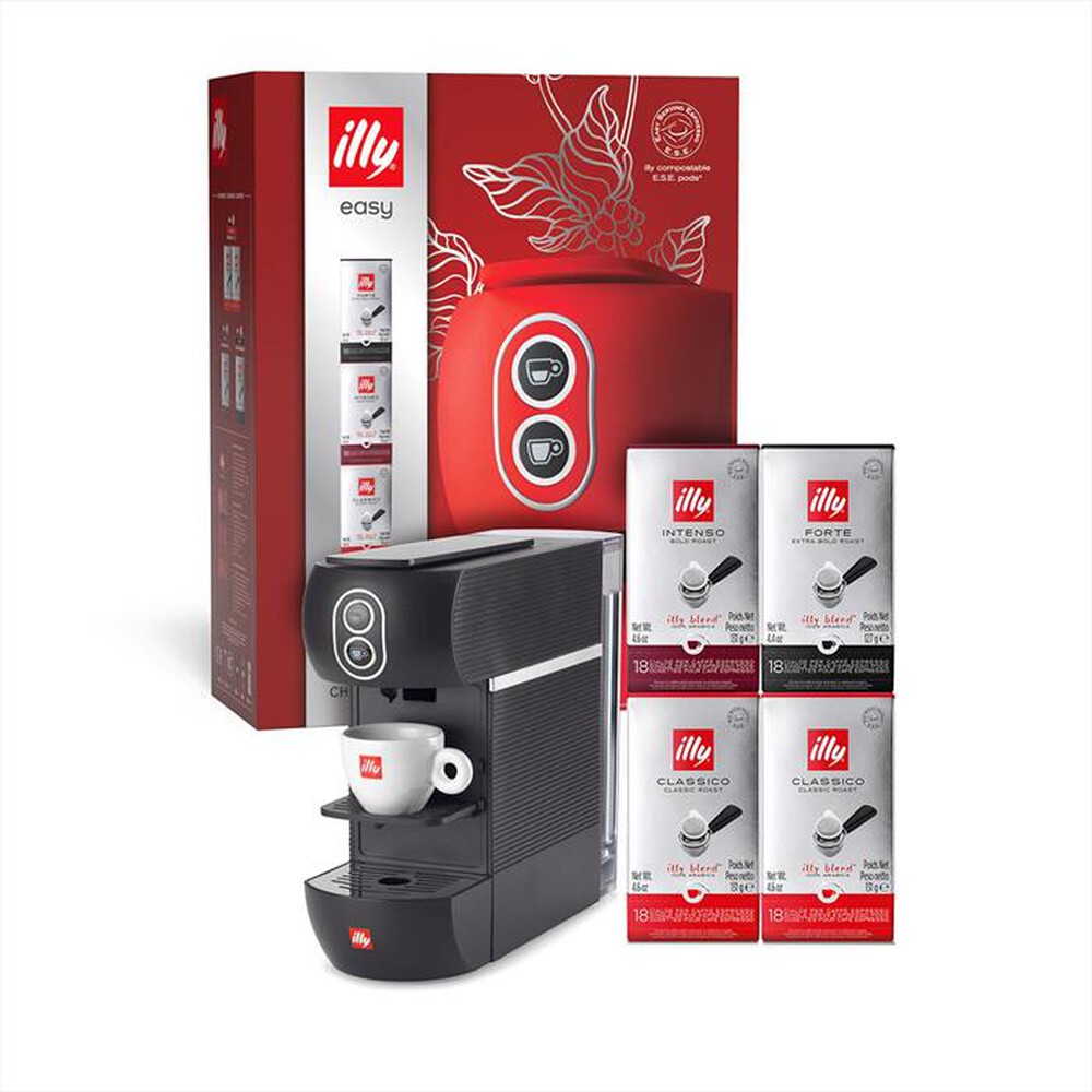 "ILLY - Macchina da caffè EASY CHRISTMAS BOX-Nero"