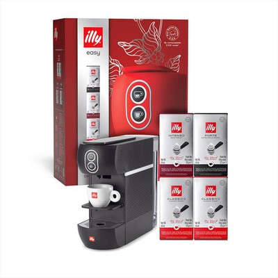 ILLY - Macchina da caffè EASY CHRISTMAS BOX-Nero