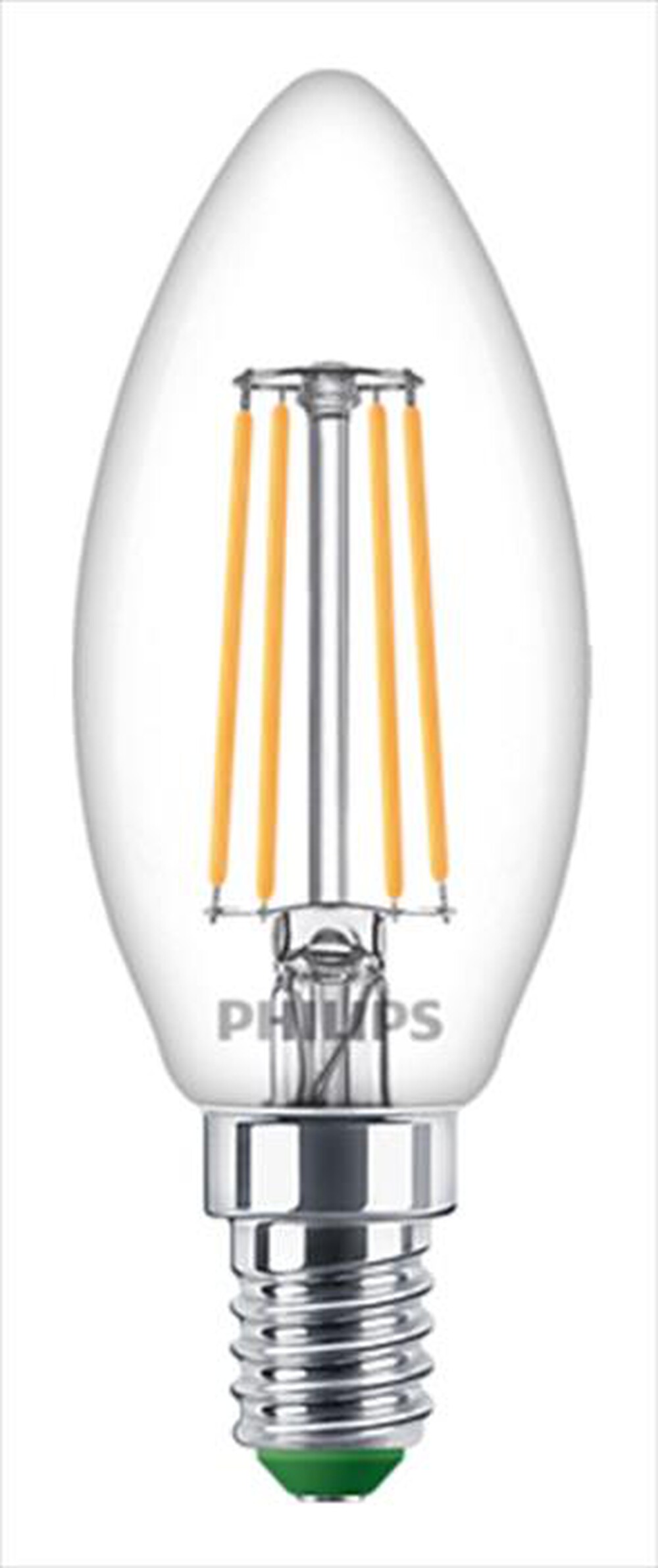 Immagine del prodotto PHILIPS - LED CLASSE A CANDELA VETRO FILAM 40W E14 2700K-Bianco