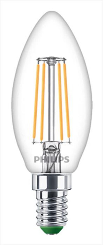PHILIPS - LED CLASSE A CANDELA VETRO FILAM 40W E14 2700K-Bianco