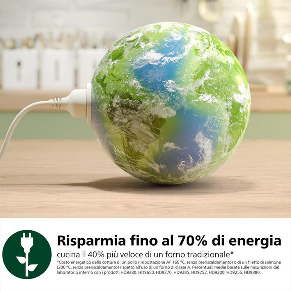 Immagine del prodotto PHILIPS - FRIGGITRICE AIRFRYER SERIE 7000 DA 8.3L HD9876/90-nero