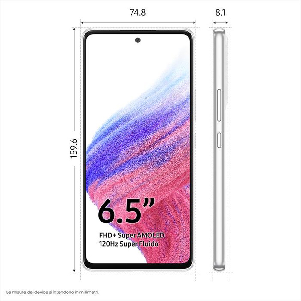 "SAMSUNG - GALAXY A53 5G 128GB-Awesome White"