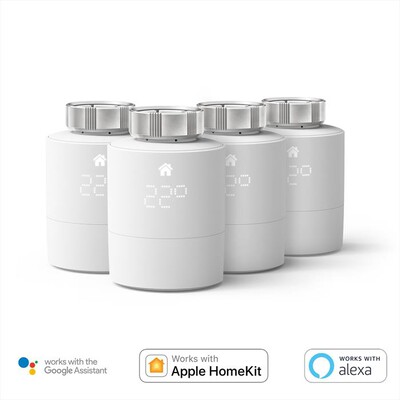 TADO - KIT 4 Teste Termostatiche Intelligenti-White