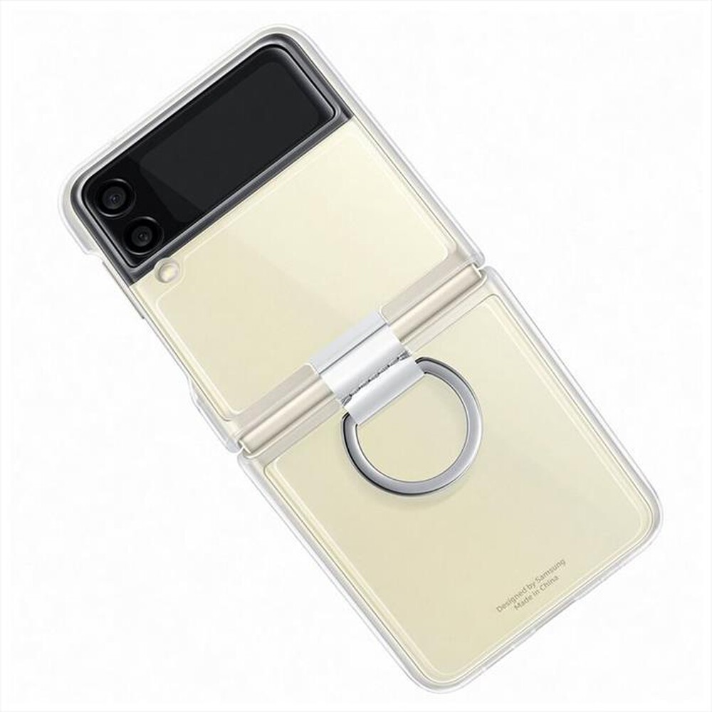 "SAMSUNG - CLEAR COVER WITH RING-Trasparente"