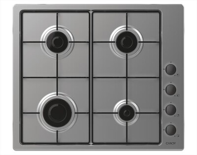 CANDY - Piano cottura a gas CHW6LBX 59,5cm-INOX
