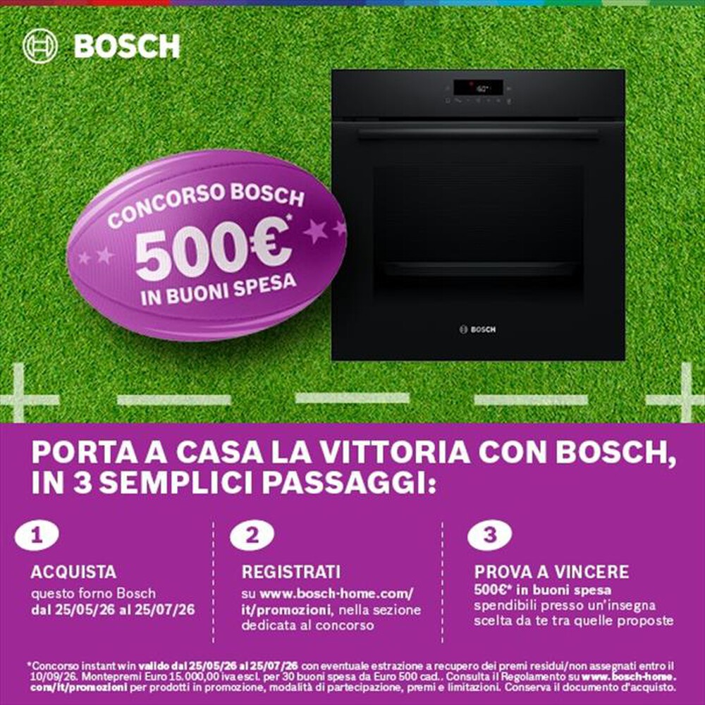 Immagine del prodotto BOSCH - Forno incasso elettrico HBA571BB4 Classe A+-Nero