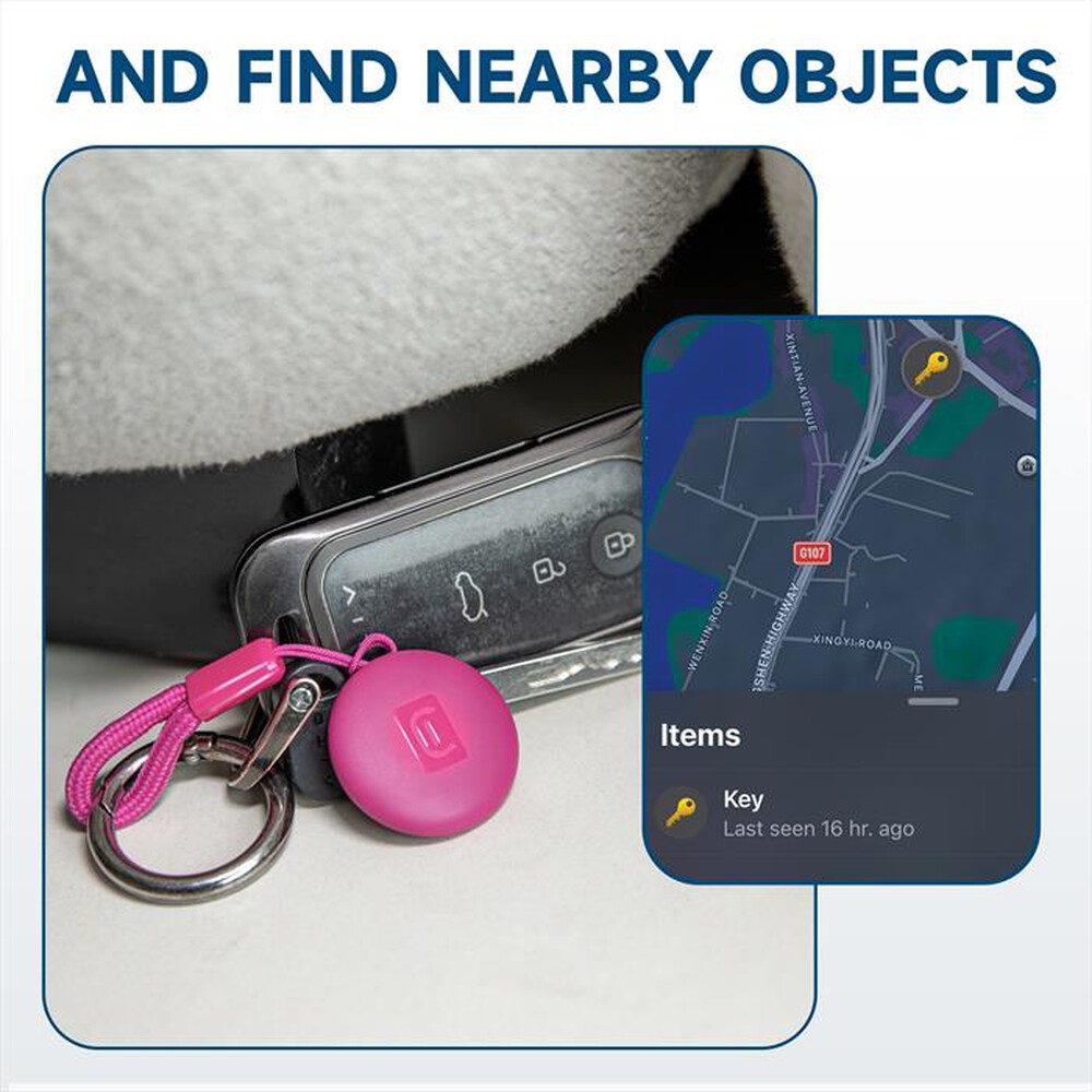 Immagine del prodotto CELLULARLINE - Trova oggetti Tracy Tag BTTRACYTAGG-Verde