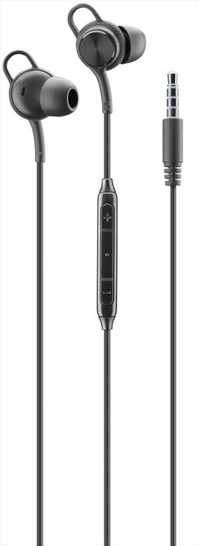 MUSIC SOUND - Auricolare a filo COLOR IN-EAR JACK 3.5-Black