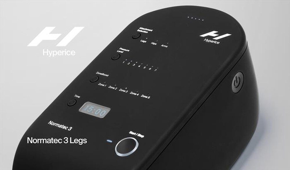 "HYPERICE - Nomatic 3.0 Massaggiatore per gambe a compressione-Nero"
