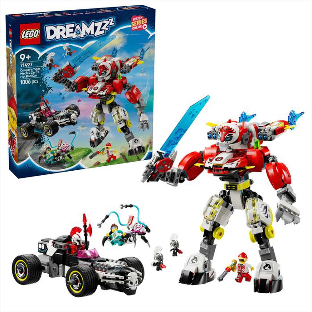Immagine del prodotto LEGO - DREAMZzz Mech tigre Cooper e Bolide di Zero 71497