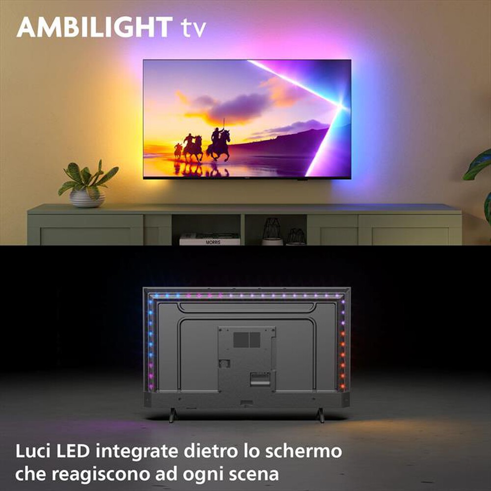 Immagine del prodotto PHILIPS - Smart TV Ambilight QLED 4K 43" 43PUS8510-Black