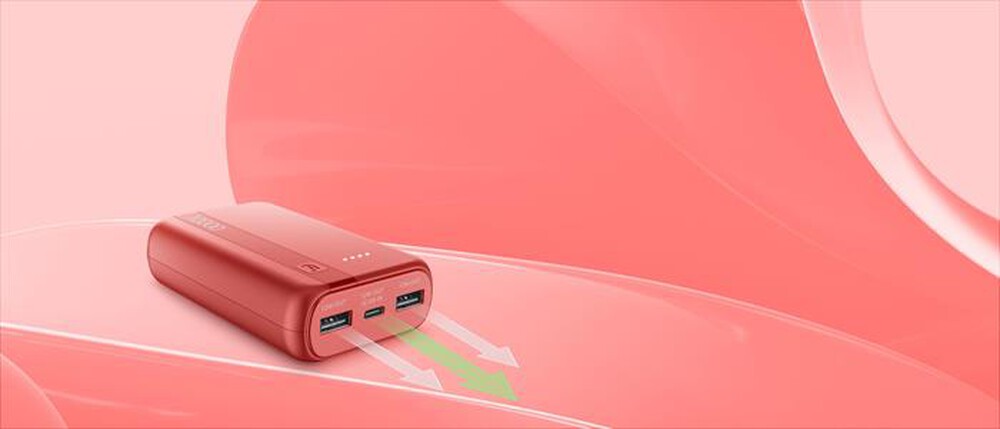 Immagine del prodotto CELLULARLINE - POWER BANK ESSENTIAL 10000-Rosso