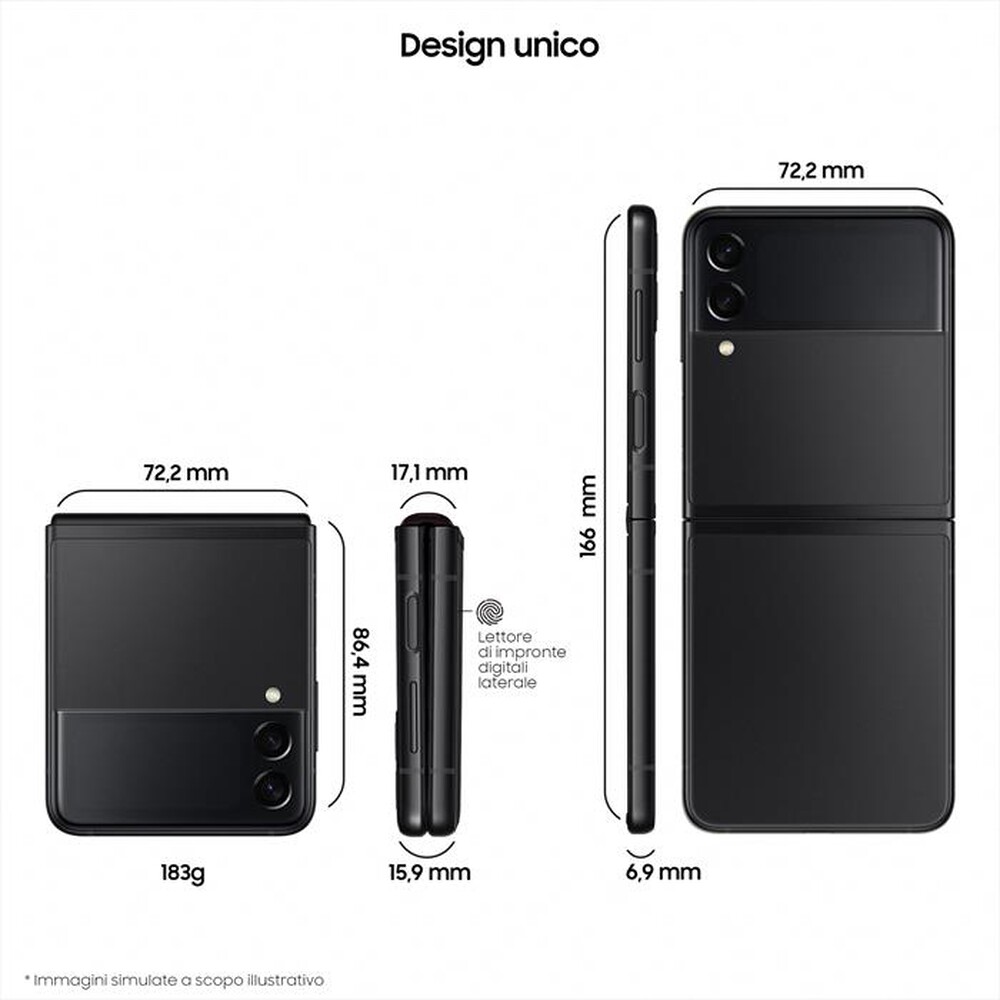 "SAMSUNG - GALAXY Z FLIP3 5G 256 GB-Phantom Black"