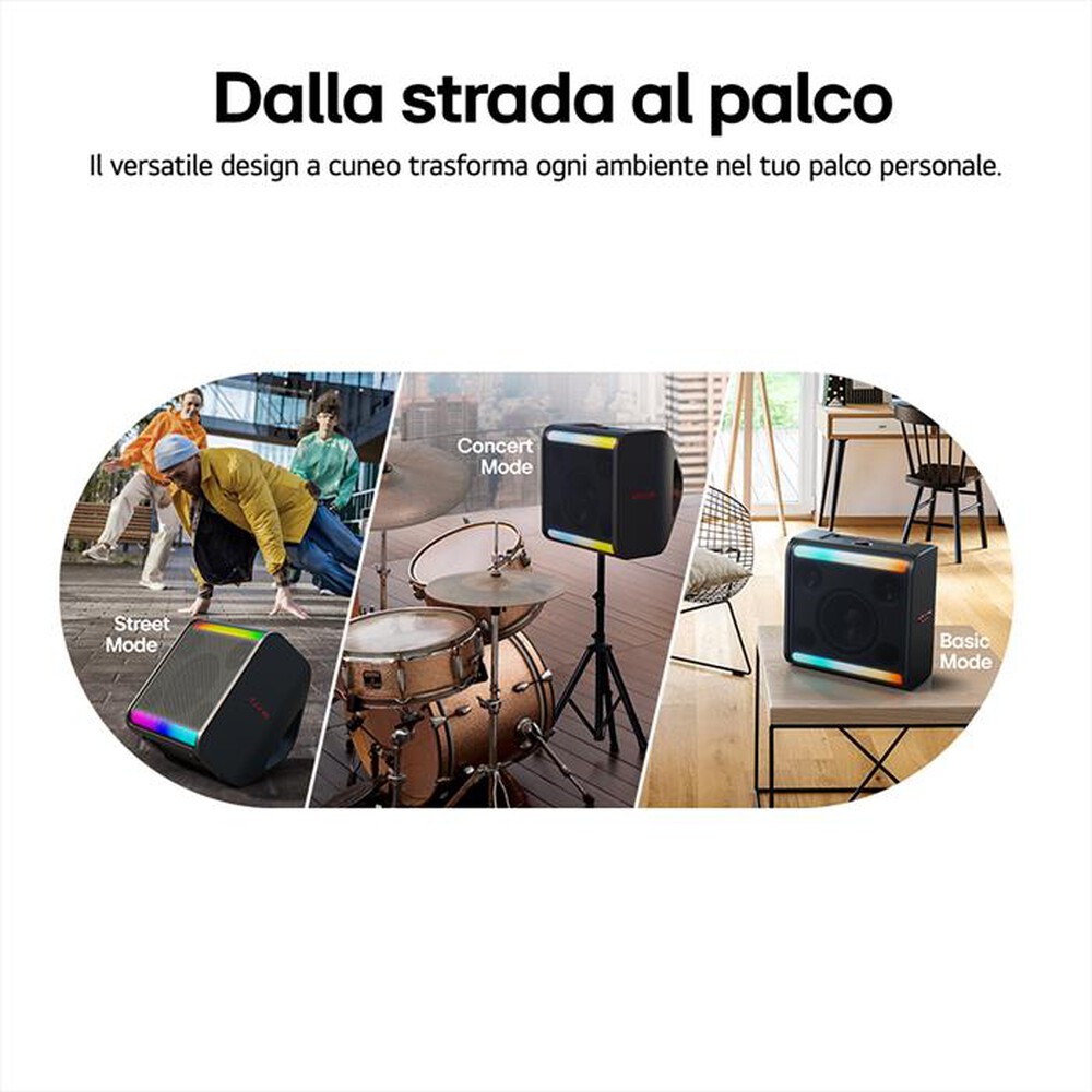 Immagine del prodotto LG - Party Speaker 120W XBOOM STAGE301 BY WILL.I.AM-Nero