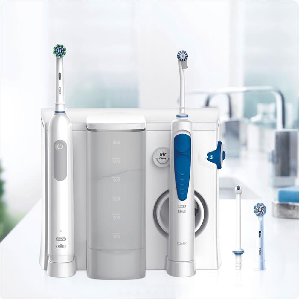 "ORAL-B - Spazzolino + idropulsore HEALTH CENTER-Bianco"