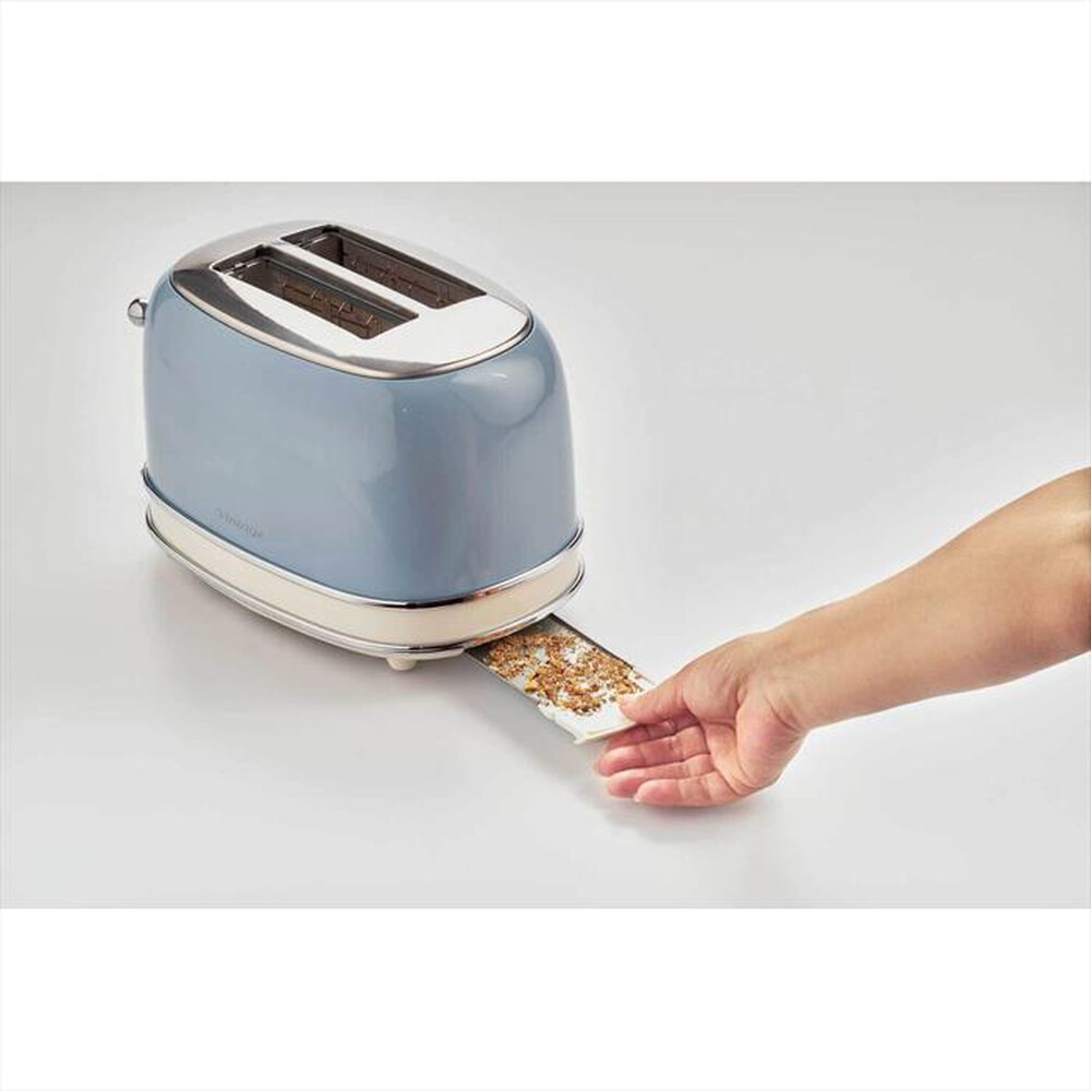 Immagine del prodotto ARIETE - 155 Tostapane 2 Fette con Pinze Vintage-celeste