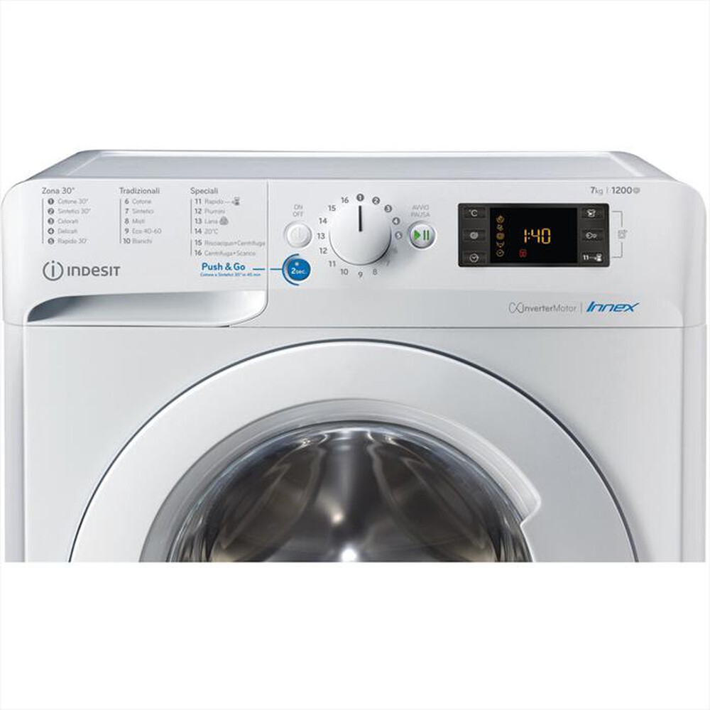 "INDESIT - Lavatrice slim BWSE 71283X W IT N 7 Kg Classe D"
