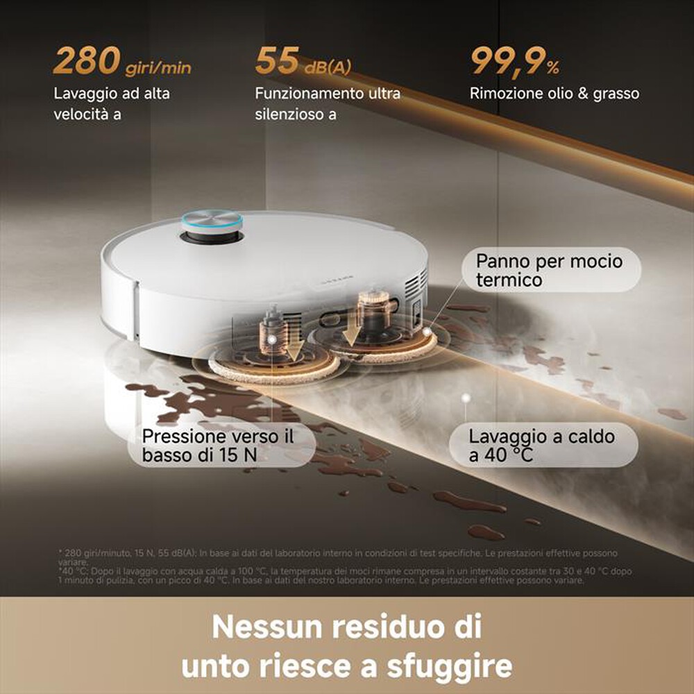 Immagine del prodotto DREAME - Aspirapolvere robot X60VIM PRO ULTRA COMPLETE-Bianco