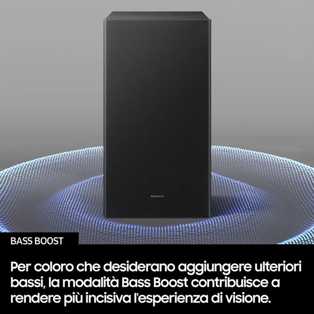 Immagine del prodotto SAMSUNG - Soundbar HW-B450F/ZF, 2.1 canali, Wireless Dolby-Titan Black