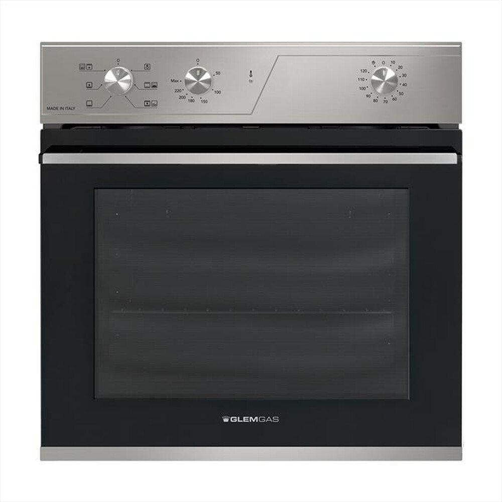 "GLEM GAS - Forno incasso elettrico GFR62IX-S3 Classe A-Acciaio Satinato"
