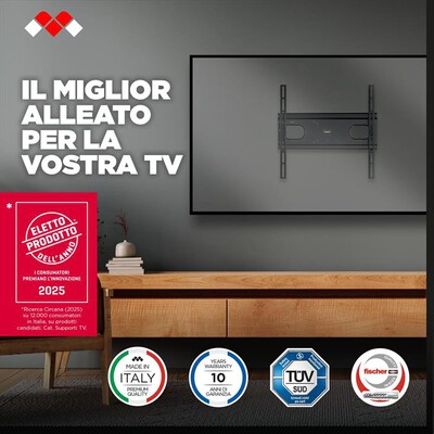 MELICONI - Supporto TV EXTRA 400F CG 60 Kg-Nero,  MELICONI - Supporto TV EXTRA 400F CG 60 Kg-Nero