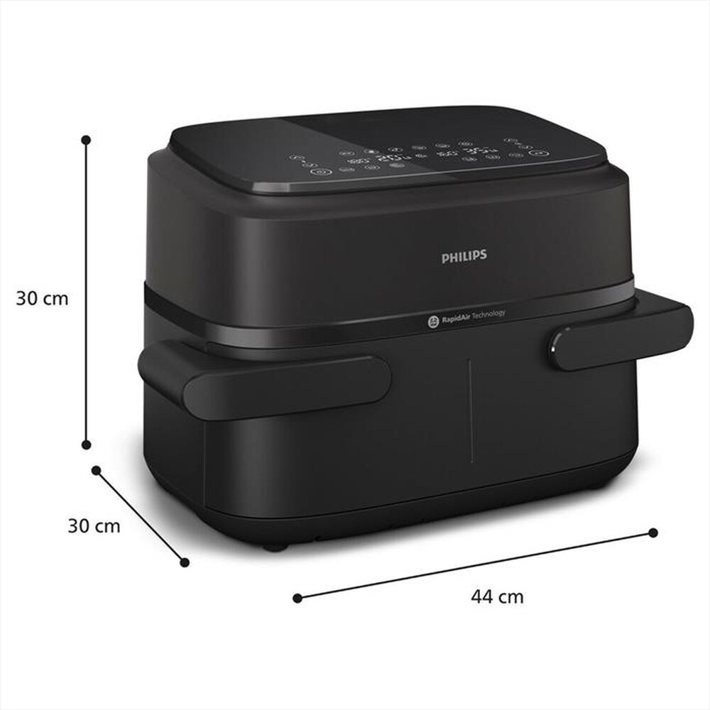 "PHILIPS - Friggitrice ad aria AIRFRYER SERIE 1000 NA150/00-Nero"