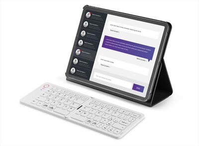 CELLULARLINE - Tastiera Wireless BTKEYBOARDYW-Bianco