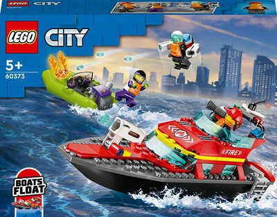 LEGO - CITY Fire Barca di soccorso antincendio 60373