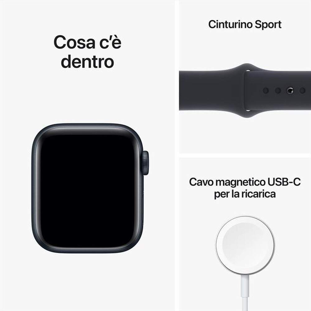 "APPLE - Watch SE GPS + Cellular 40mm Regular-Mezzanotte"