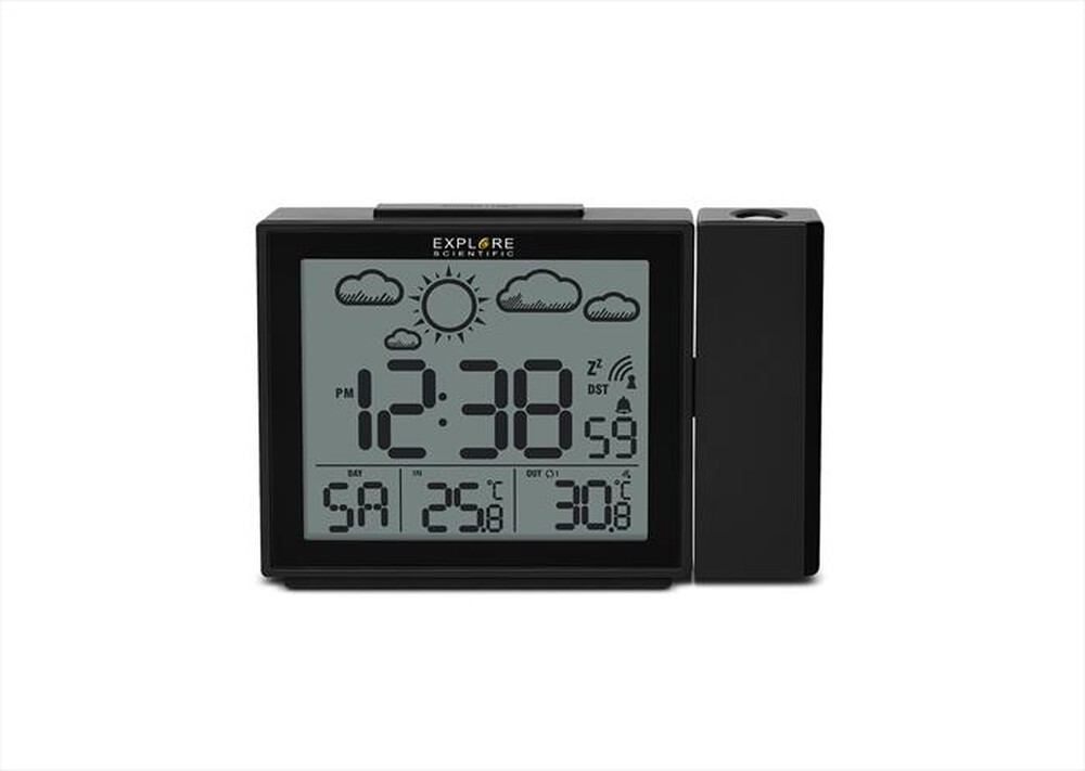 "EXPLORE SCIENTIFIC - RPW3009 OROLOGIO CON PROIEZIONE-Black"