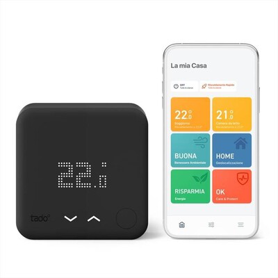 TADO - TERMOSTATO SMART KIT DI BASE V3+-Black