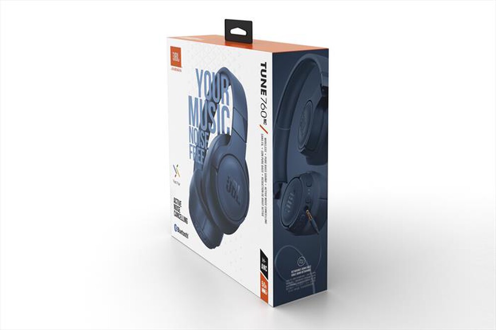 "JBL - Cuffie a padiglione chiuso TUNE 760NC-BLU"