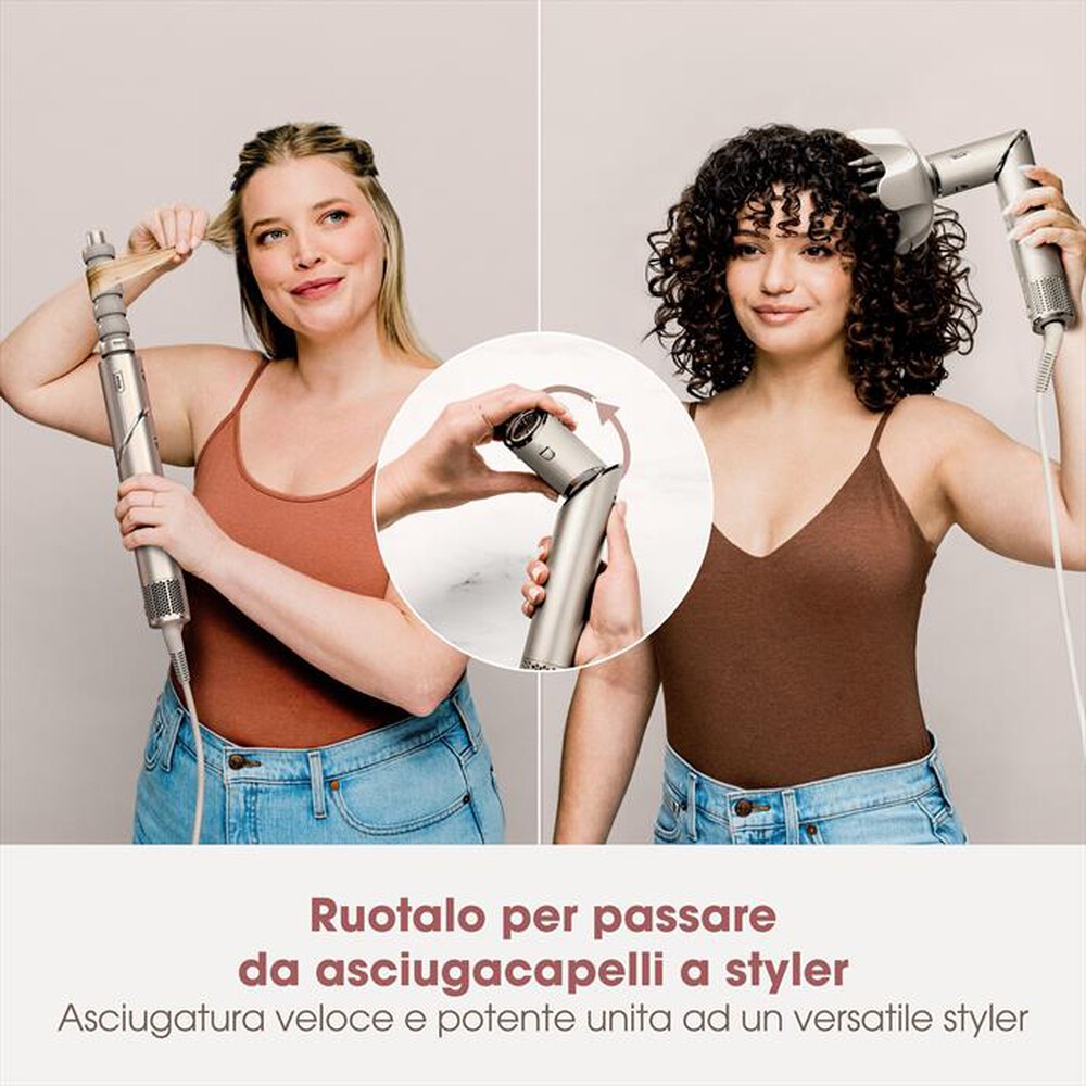 "SHARK - STYLER ASCIUGACAPELLI SHARK FLEXSTYLE COMPLETE SET-Champagne"