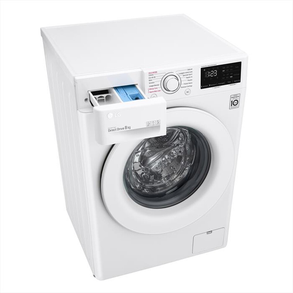 "LG - Lavatrice F4WV308S3E 8 Kg Classe C-Bianco"