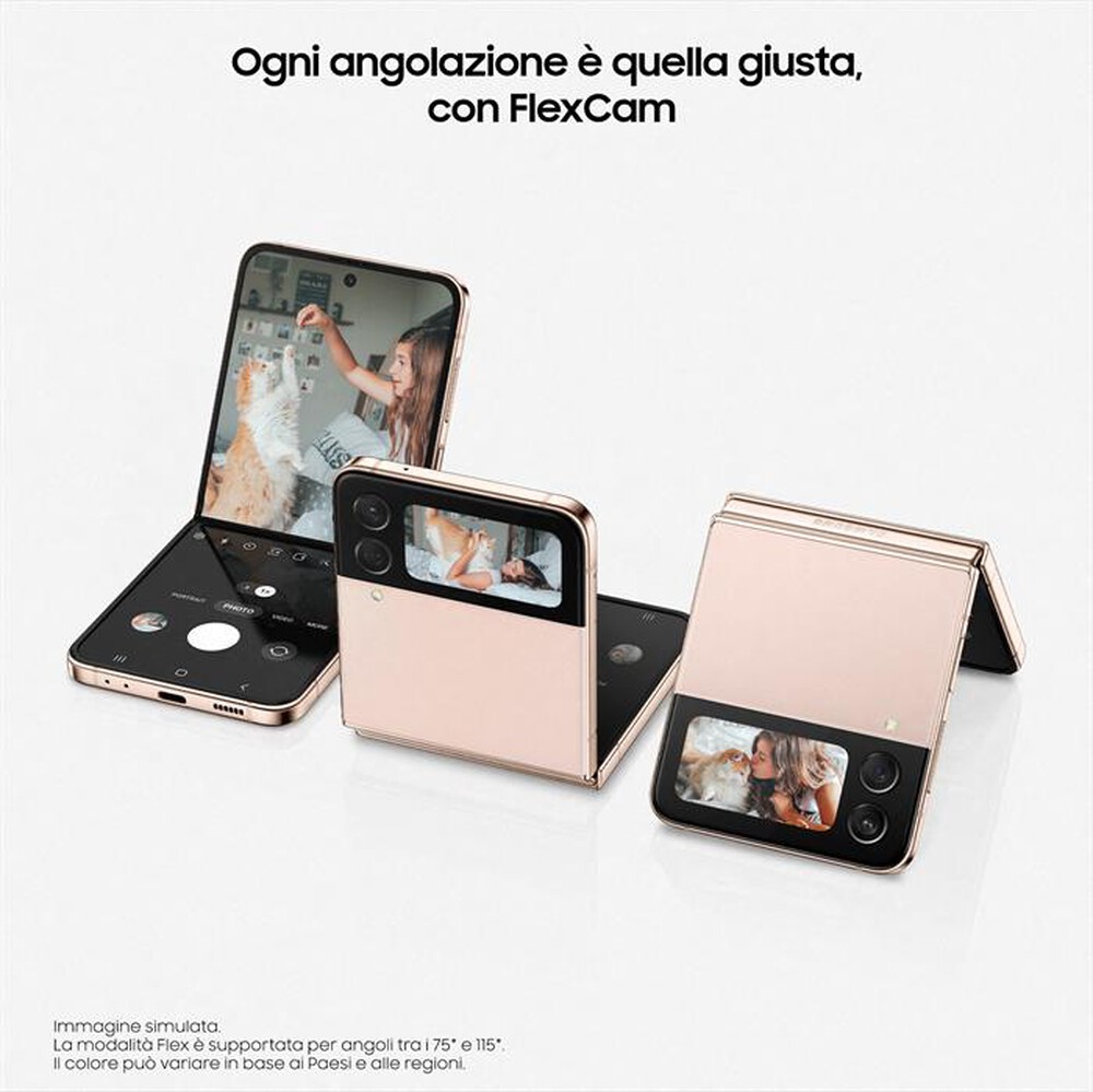 "SAMSUNG - Galaxy Z Flip4 128GB-Pink Gold"