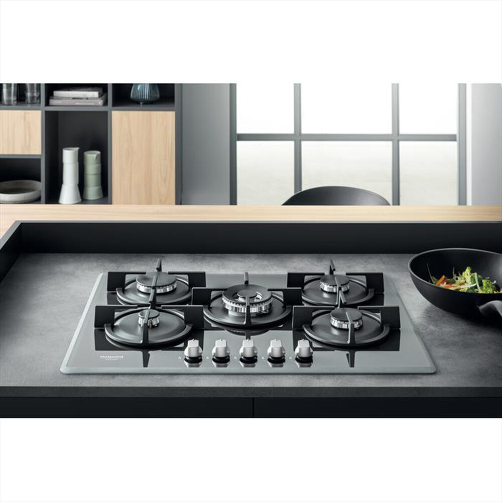 Immagine del prodotto HOTPOINT ARISTON - Piano cottura a gas HAGD 72S/ICE 5 fuochi 73cm
