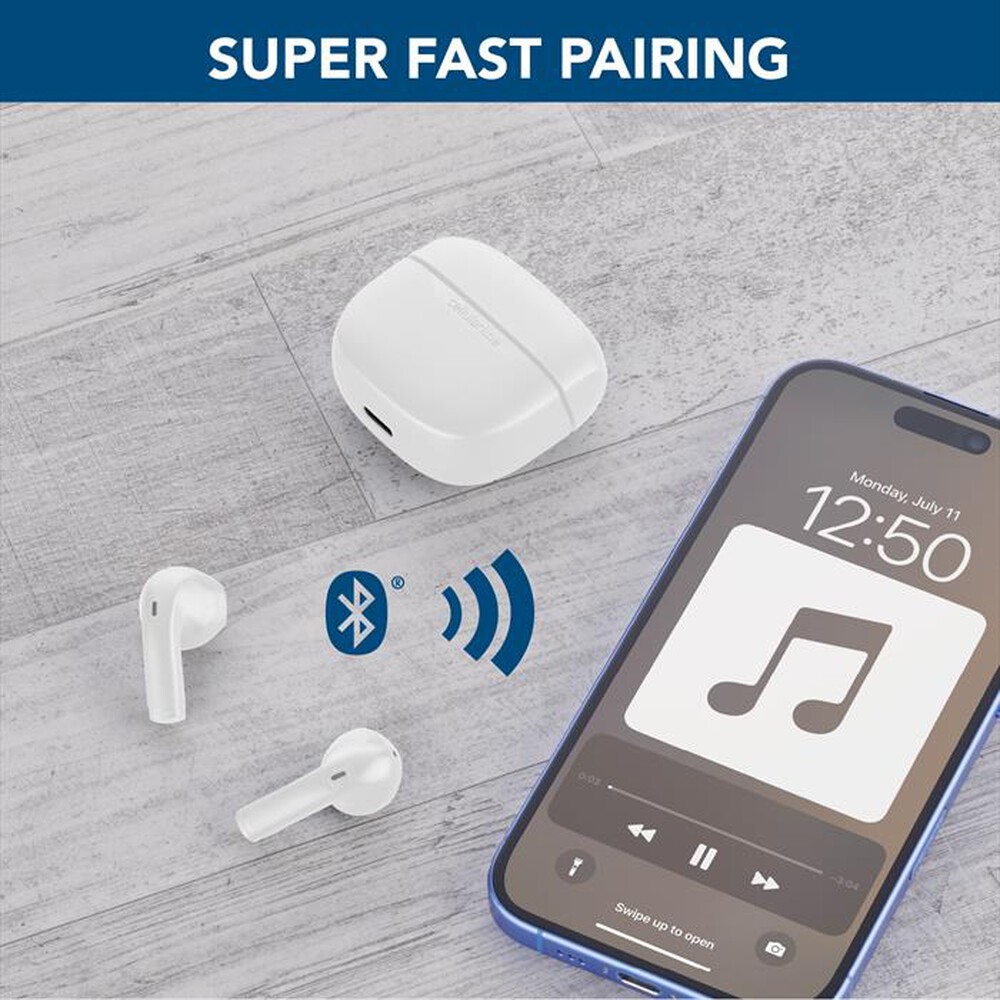 "CELLULARLINE - CORE AURICOLARE BLUETOOTH TWS BIANCO-Bianco"