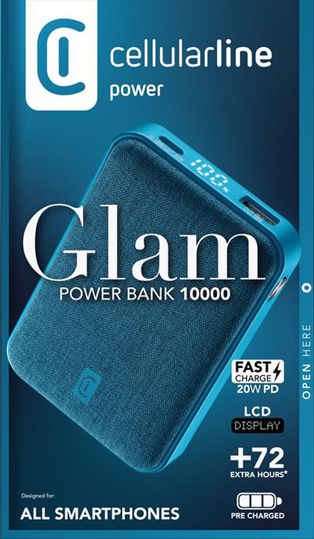 Immagine del prodotto CELLULARLINE - POWER BANK GLAM-Blu