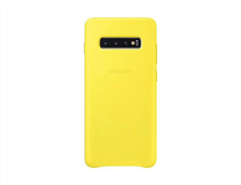"SAMSUNG - LEATHER COVER GALAXY S10+-GIALLO"
