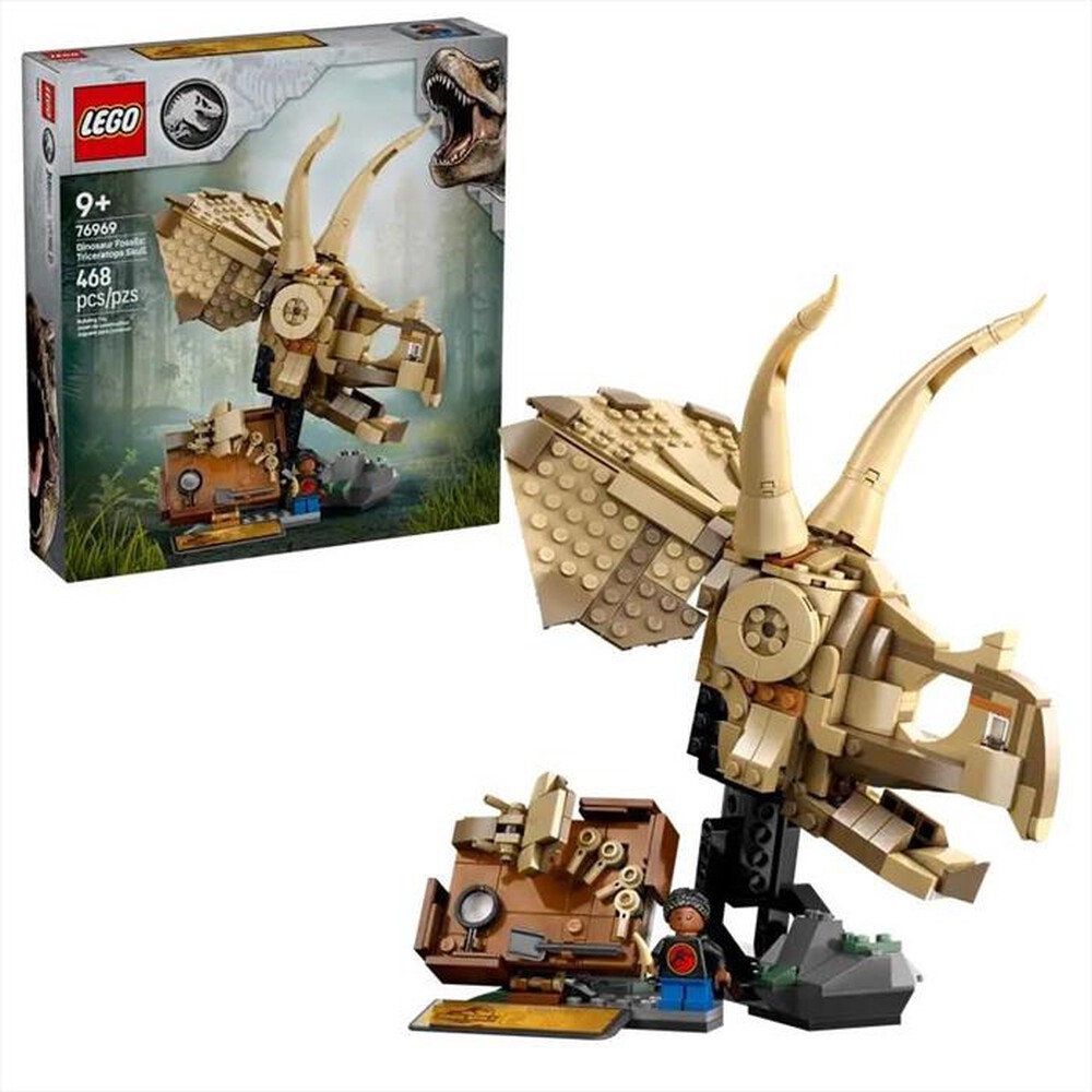 "LEGO - JURASSIC WORLD Fossili di dinosauro: teschio-76969-Multicolore"
