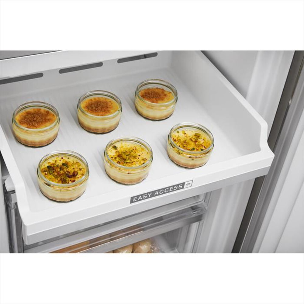 "WHIRLPOOL - Frigorifero combinato W7 831T MX Classe D 378lt-MIRROR INOX"