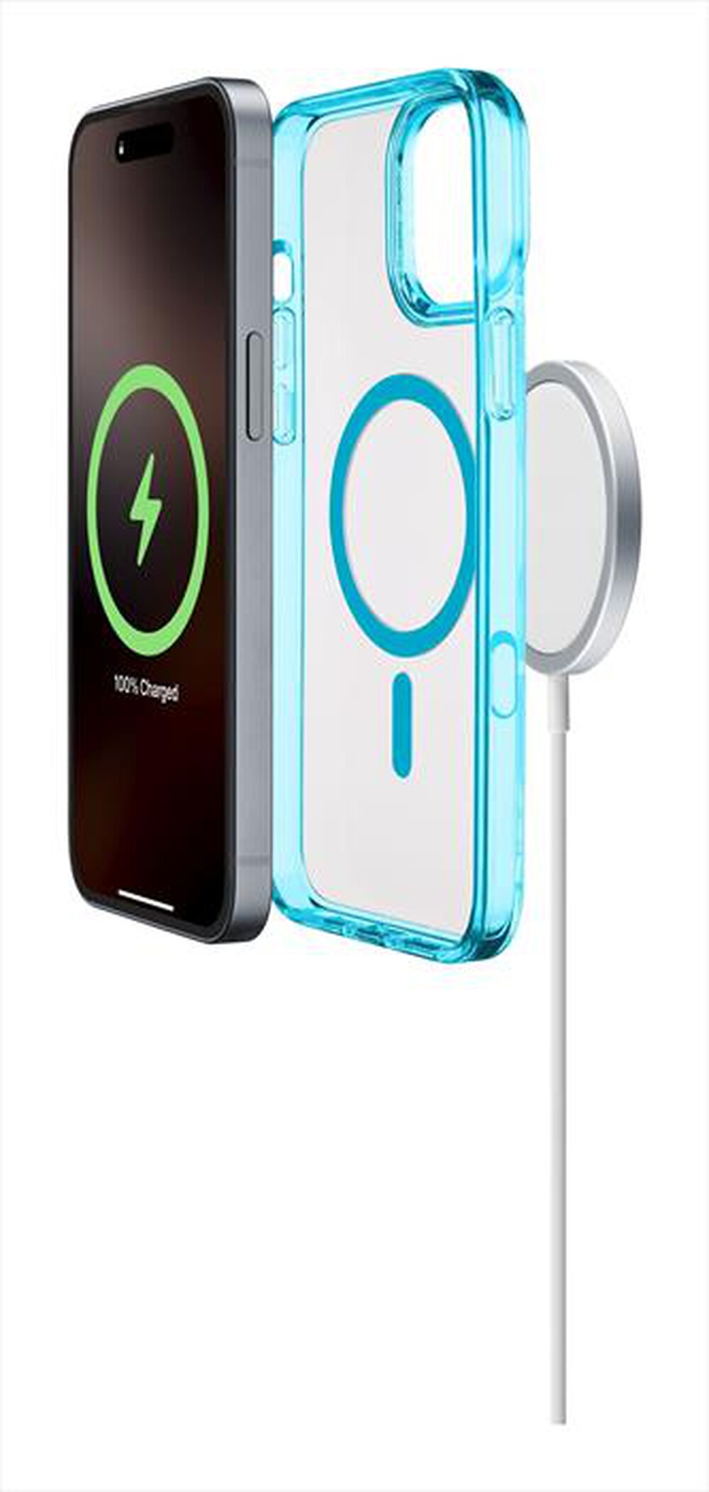 Immagine del prodotto CELLULARLINE - Cover case ICONIC MAG per iPhone 16 Pro-Blue