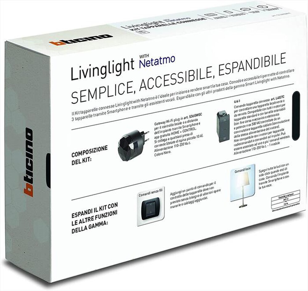 Immagine del prodotto BTICINO - KIT TAPPARELLE SMART LL-Antracite